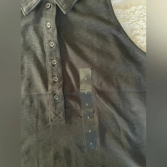 Banana Republic Slub Ribbed Polo Tank - Picture 6 of 11